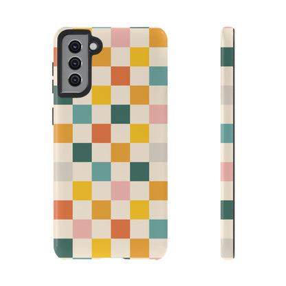Retro 70s Gingham Samsung Galaxy Tough Case