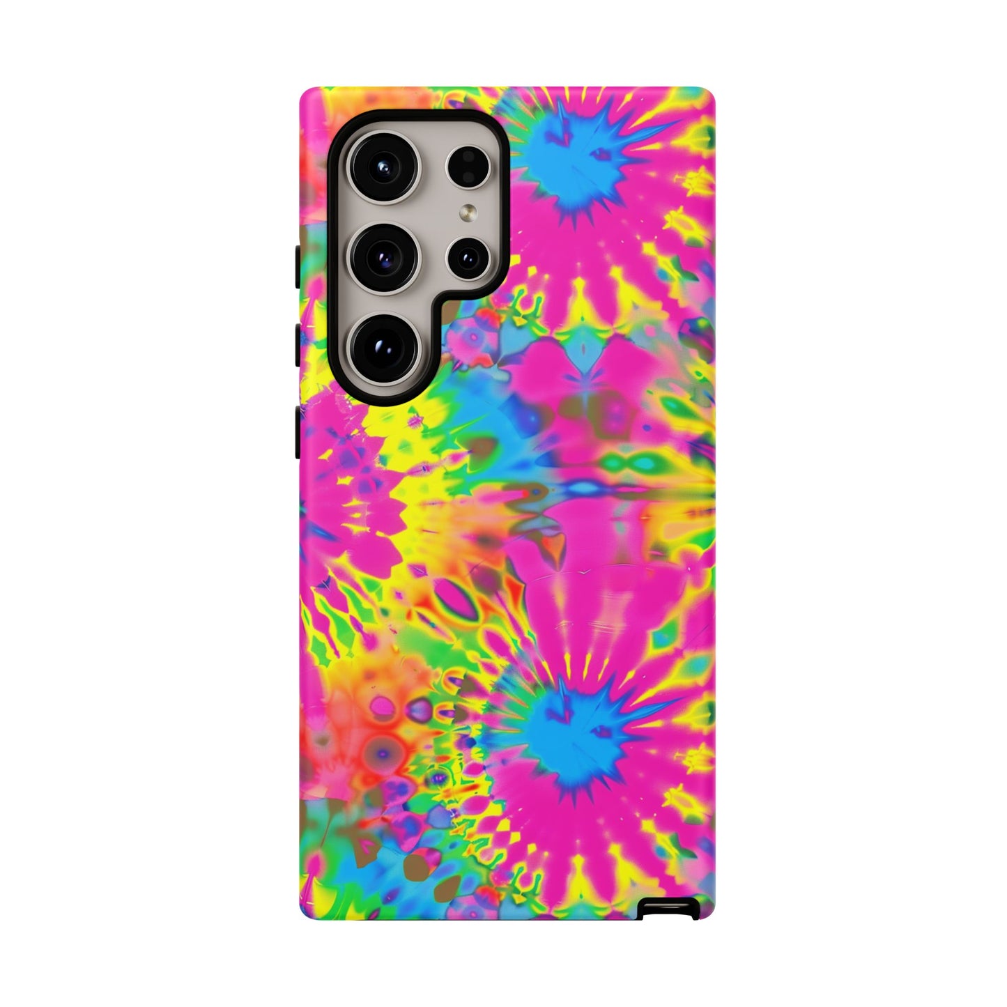 Neon Tie-Dye Burst Samsung Galaxy Tough Case