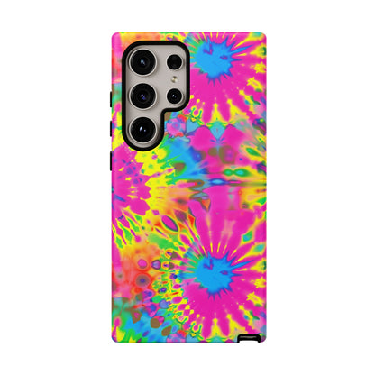 Neon Tie-Dye Burst Samsung Galaxy Tough Case