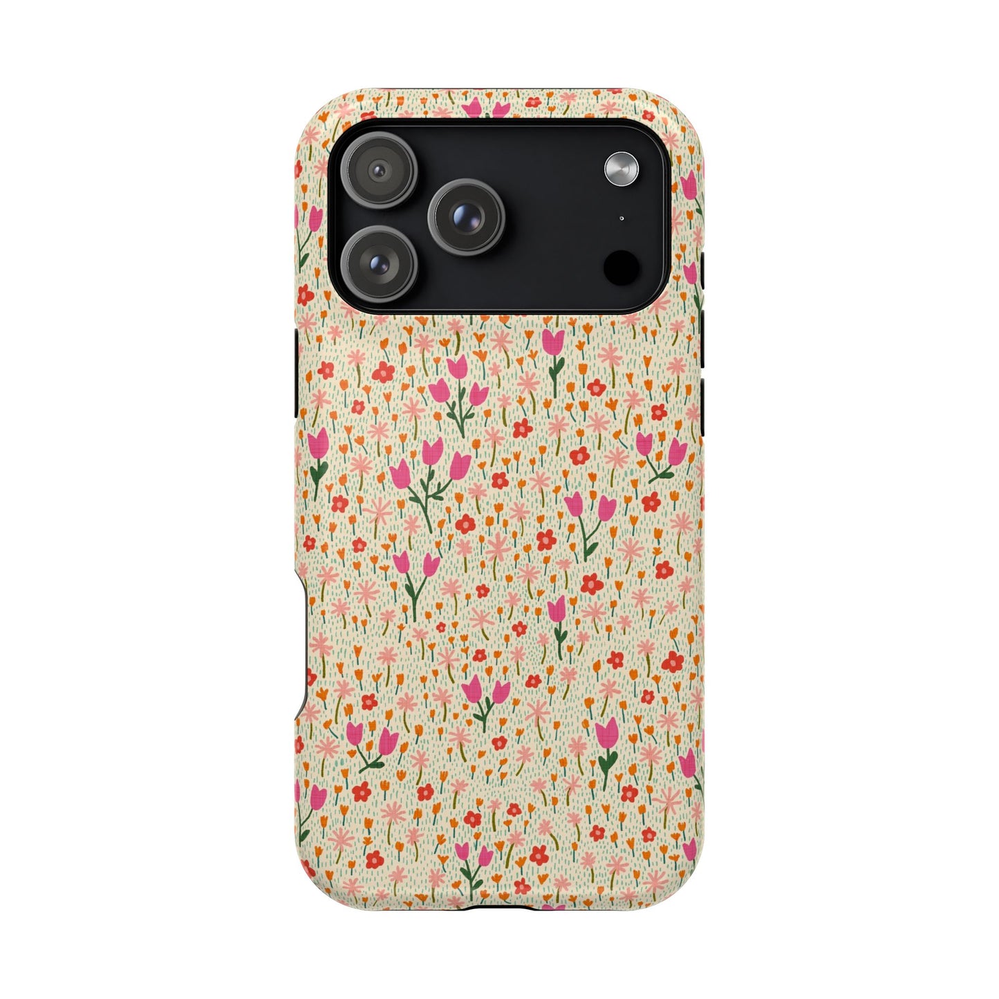 Vintage Cream Wildflower Meadow MagSafe® iPhoneTough  Case