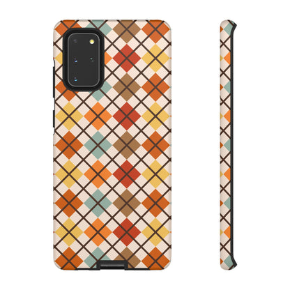 Autumn Argyle Samsung Galaxy Tough Case
