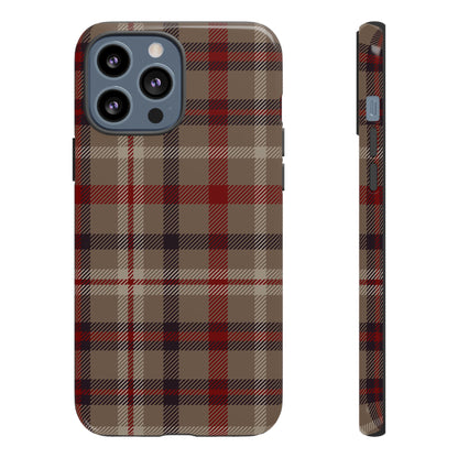 Vintage Highland Plaid iPhone Tough Case