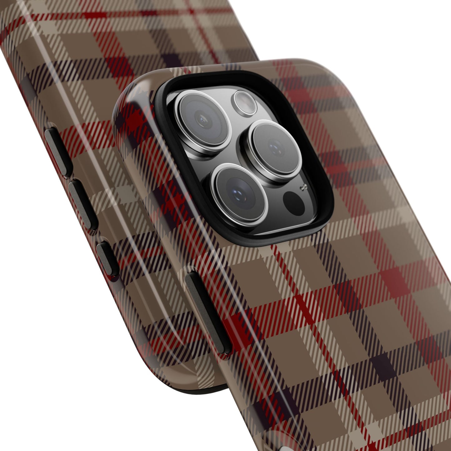 Vintage Highland Plaid iPhone Tough Case
