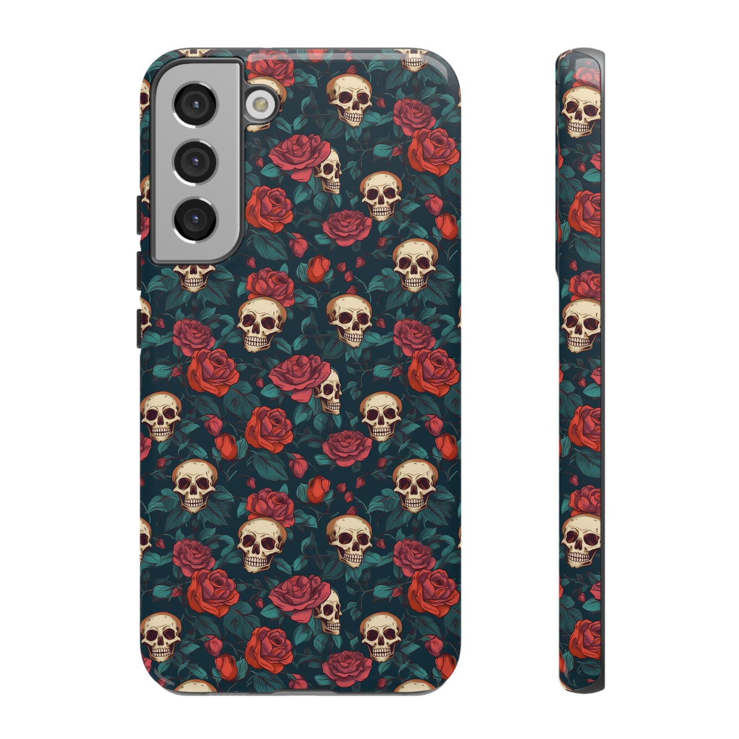 Skulls & Roses Dark Garden Samsung Galaxy Tough Case