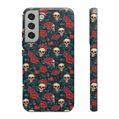 Skulls & Roses Dark Garden Samsung Galaxy Tough Case