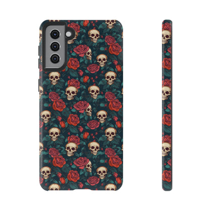 Skulls & Roses Dark Garden Samsung Galaxy Tough Case