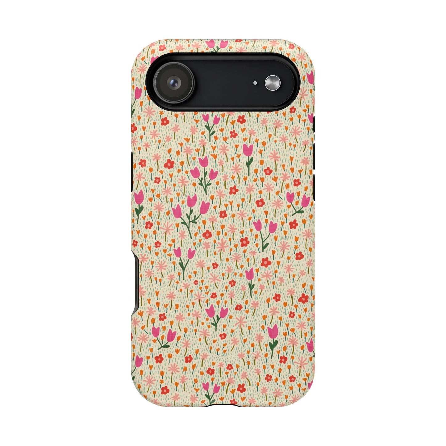 Vintage Cream Wildflower Meadow MagSafe® iPhoneTough  Case