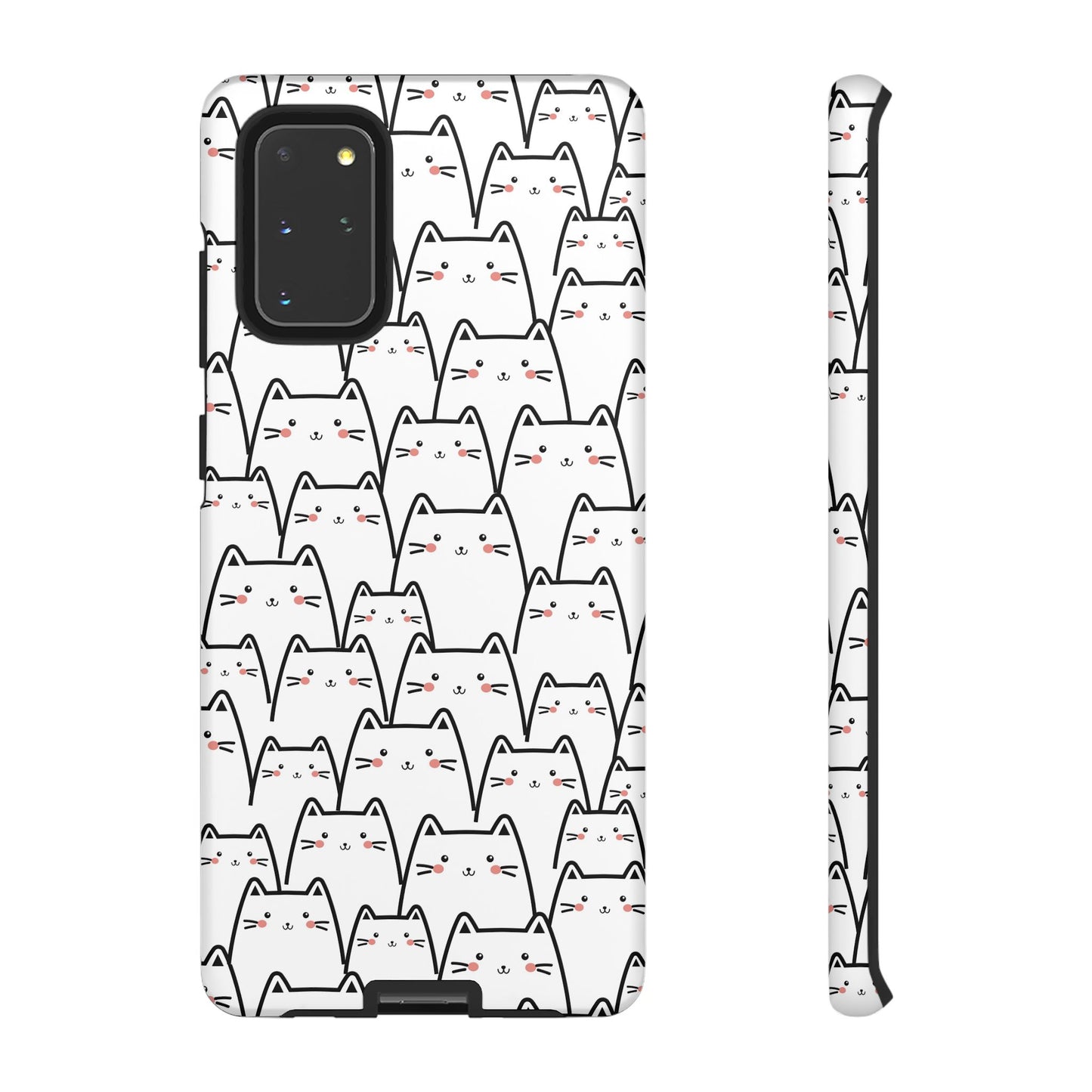 Kawaii Cat Crowd Samsung Galaxy Tough Case
