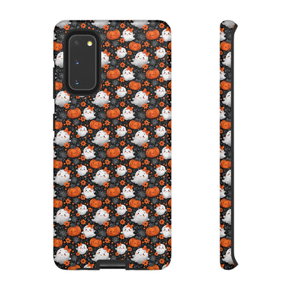 Cute Kawaii Lady Ghosts & Pumpkins Samsung Galaxy Tough Case