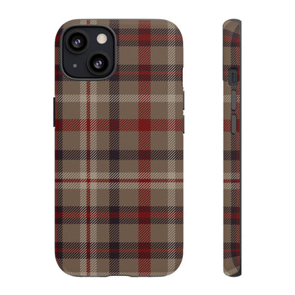 Vintage Highland Plaid iPhone Tough Case