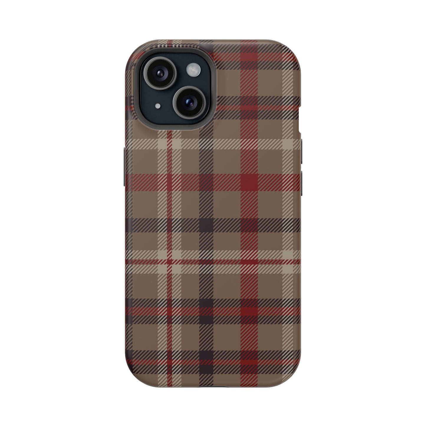 Vintage Highland Plaid MagSafe® iPhone Tough Case
