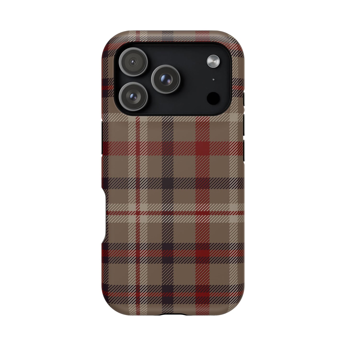 Vintage Highland Plaid MagSafe® iPhone Tough Case