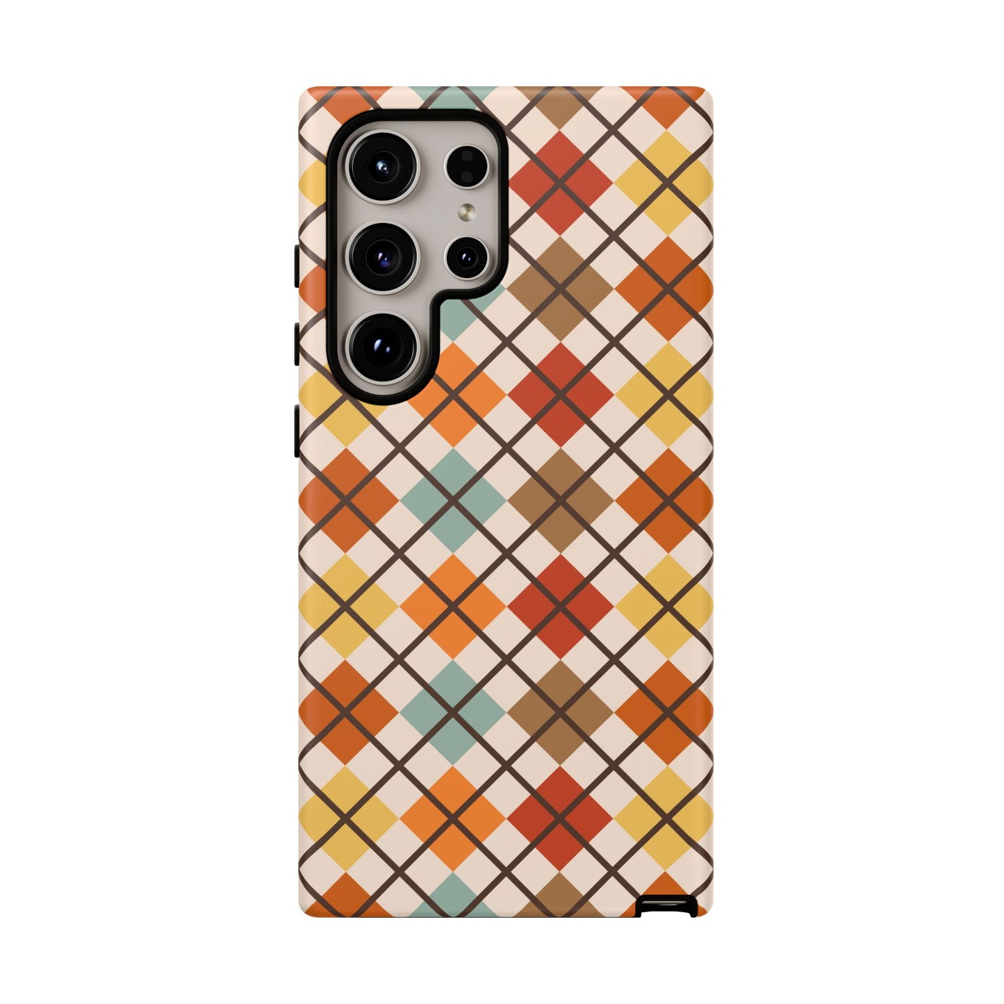 Autumn Argyle Samsung Galaxy Tough Case