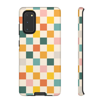 Retro 70s Gingham Samsung Galaxy Tough Case